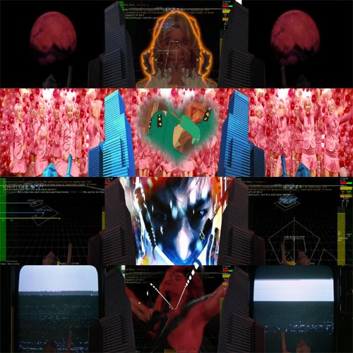 kazaamBLAM! live set screen grabs, 2011