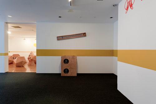 Rasta Blasta artwork with Eugene Hansen at Te Tuhi, Auckland